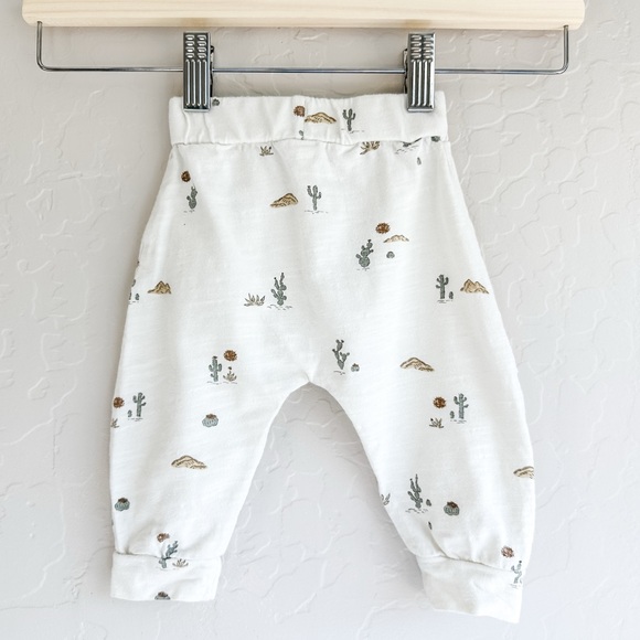 Rylee + Cru Catcus Desert Print Cotton Pants - Size: 0-3 Months - Picture 5 of 7